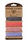 Hemptique 1mm #20 Hemp Cord Card Set Eco Friendly Sustainable Naturally Grown Jewelry Bracelet Making Paper Crafting Scrapbooking Bookbinding Mixed Media Crocheting Macrame Seasonal Holiday Gift Wrapping Outdoor Gardening